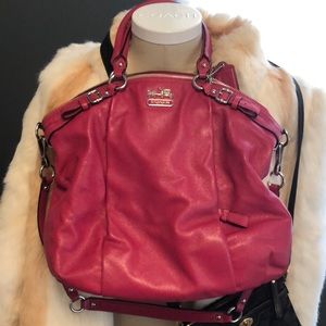 Used Coach Madison Pink Leather Lindsey
